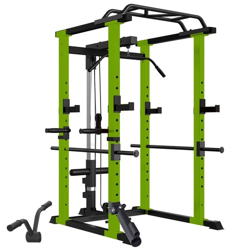 Green squat power - green, cage